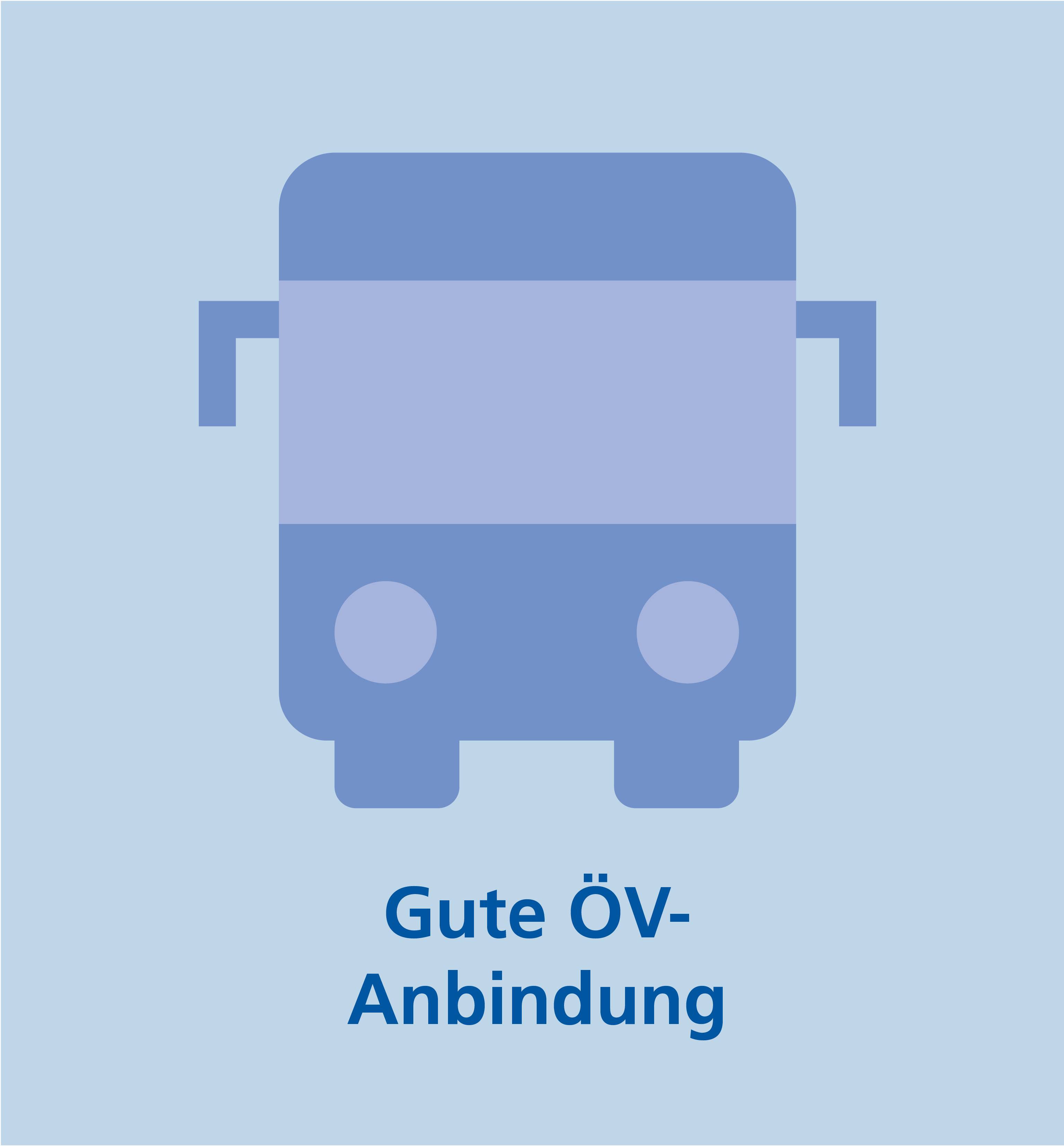 Gute ÖV-Anbindung